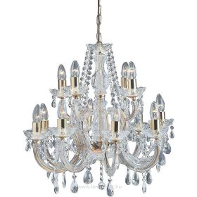 Searchlight Marie Therese 699-12 kristály csillár, 12x60W