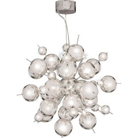 Searchlight Molecule 8312-12CC halogén függeszték, 12x10W