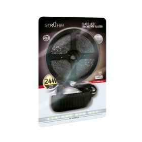   Strühm Late LED szalag szett adapterrel, 24W, 3000K, 2100 lm, IP20, 5m