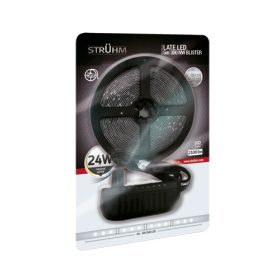   Strühm Late LED szalag szett adapterrel, 24W, 4000K, 2100 lm, IP20, 5m