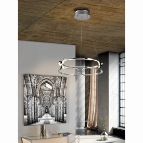   Schuller COLETTE 786645 fényerő-szabályozható függeszték, 37W LED, 3000K, 3330 lm