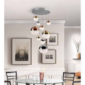   Schuller Sphere 793091B függeszték, 54W LED, 3000K, 3780 lm