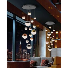   Schuller Sphere 793258B függeszték, 78,6W LED, 3000K, 5502 lm