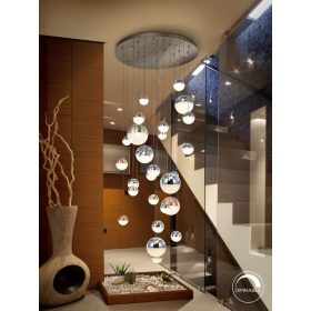   Schuller Sphere 793960 függeszték, 147,6W LED, 3000K, 10330 lm