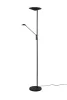 Trio Brantford 425610232 állólámpa, 30W+6,5W LED, 2700K-3200K-4000K, 3500+650 lm