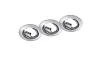 Trio JURA 650100306 beépíthető lámpaszett, 3x15W GU10