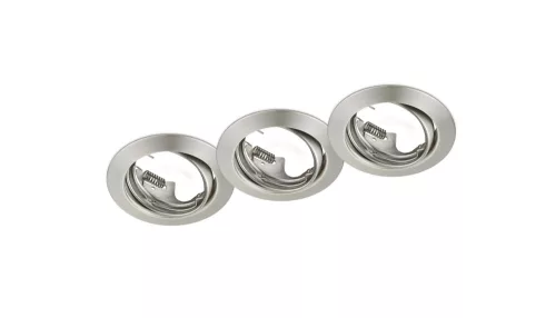 Trio JURA 650100307 beépíthető lámpaszett, 3x15W GU10