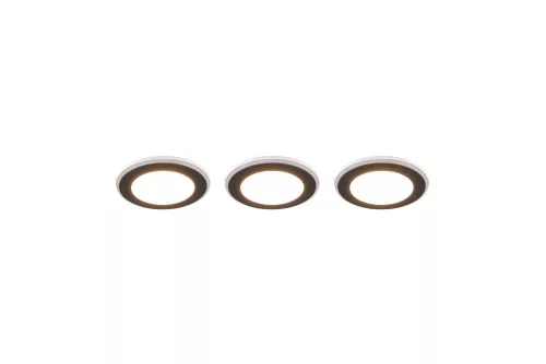 Trio ARGUS 653610332 beépíthető lámpaszett, 3x4W LED, 3000K-6500K, 3x350 lm