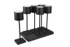 Trio Fernandez R54096632 6db-os tölthető kültéri asztali lámpa dokkolóval