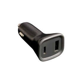   UltraTech CC30PD autós töltő 1xUSB-A (20W), 1xUSB-C (12W) 12-24V DC gyorstöltő