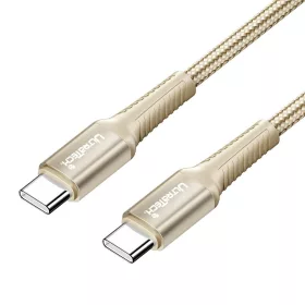 Ultratech P06 adat- és töltőkábel USB-C/USB-C, 1m, bézs