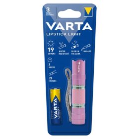 Varta Lipstick elemlámpa 19 lm, 1xAA, 25m, pink